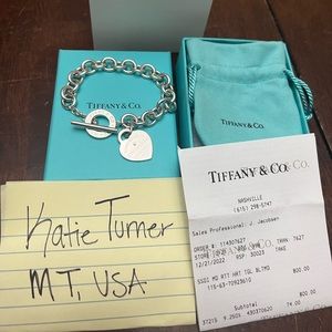 Tiffany and Co diamond toggle bracelet